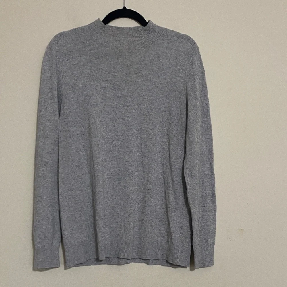 Banana Republic Men's Gray Sweater pullover L fine Italian yarn filpucci casual